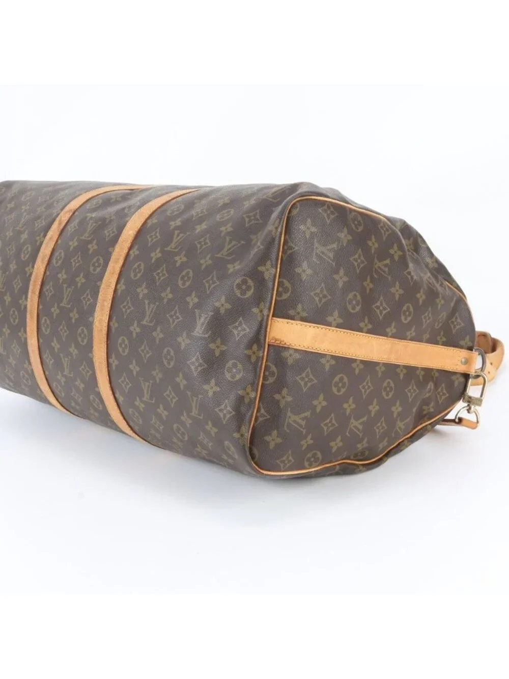 Louis Vuitton Monogram Keepall Bandouliere 60 Leather 2-Way Boston Bag Crossbody